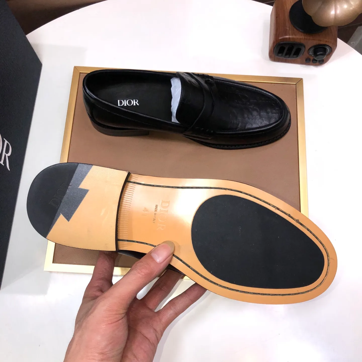 Men's men's shoes 💰580💰[Dior] (cowhide lining) Dior original 1:1 high quality factory, imported original materials, imported original cowhide, cowhide lining, original TPU outsole, code number: 38-44 (45 customized, non-refundable)